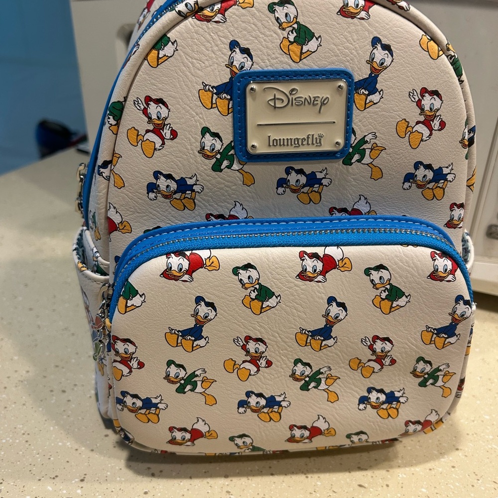 Loungefly Disney Huey, Dewey and Louie Backpack New